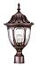 5067BW - Acclaim Canada Dist. - Suffolk - One Light Post Burled Walnut Finish with Clear Seeded Glass -