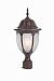 5067BW/FR - Acclaim Canada Dist. - Suffolk - One Light Post Burled Walnut Finish with Frosted Glass -