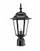 6117ABZ - Acclaim Canada Dist. - Camelot - One Light Post Architectural Bronze Finish with Clear Beveled Glass -