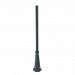 C6BK - Acclaim Canada Dist. - Surface Mount - 72 Inch Fluted Post Matte Black Finish -