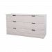 7011-1055 - Dimond Home - Shale - 60 6 Drawer Chest Cappuccino Foam Finish - Shale