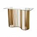 1114-264 - Dimond Home - Wave - 46 Console Gold Leaf Finish with Clear Glass - Wave