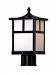 4055WTBK - Maxim Lighting - Coldwater - One Light Outdoor Pole/Post Mount Black Finish with White Glass - Coldwater