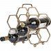 404A10HG - Varaluz Lighting - 12 Inch Hexagonal Wine Rack Havana Gold Finish -