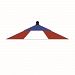936ab-PATALT - Galtech International - 9' Round Patriotic Umbrella Alternate Patterns -