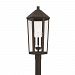 926934OZ - Capital Lighting - Ellsworth - Three Light Outdoor Post Lantern Oiled Bronze Finish with Clear Glass - Ellsworth