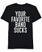 Hybrid Men's Favorite Band Graphic T-Shirt