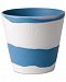 Wedgwood Burlington Blue & White Pot 6"