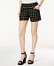 I. n. c. Plaid Pull-On Shorts, Created for Macy's