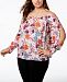 I. n. c. Plus Size Off-The-Shoulder Blouse, Created for Macy's