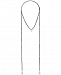 Majorica Silver-Tone Bead & Imitation Pearl 59" Leather Wrap Pendant Necklace
