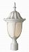 4042 BC - Trans Globe Lighting - The Standard - One Light Post Mount Black Copper Finish with Opal Glass - The Standard
