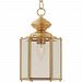 4625CLBK - Maxim Lighting - One Light Outdoor Hanging Lantern Black Finish with Clear Glass -
