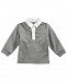 First Impressions Baby Boys Quilted Rugby Polo Shirt, Created for Macy's