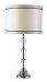 CTL-569 - Trans Globe Lighting - One Light Crystal Table Lamp - (2 Pack) Polished Chrome Finish with Fabric Shade -