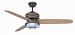 MOR54ESP3 - Craftmade Lighting - Moorestad - 54 Ceiling Fan with Light Kit Espresso Finish with Distressed Driftwood Blade Finish - Moorestad