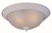 85842FTTW - Maxim Lighting - Three Light Flush Mount Textured White Finish with Frosted Glass -