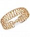 Openwork Fancy Link Chain Bracelet in 14k Gold