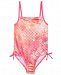 Penelope Mack Little Girls 1-Pc. Printed Flounce Swimsuit
