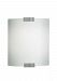 PW559BOPSICF1HEW - LBL Lighting - Omni - One Light Small Wall Sconce with Cover SL: Silver Finish CF: Compact Flourescent 18 Watt - 120 VBubble Opal Glass -