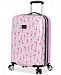 Betsey Johnson Flamingo Strut 20" Hardside Carry-On Spinner Suitcase