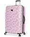 Betsey Johnson Flamingo Strut 30" Hardside Spinner Suitcase