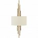 FR43412CPG - Fredrick Ramond Lighting - Spyre - Two Light Wall Sconce Champagne Gold Finish with Linen Shade -