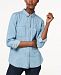 Eileen Fisher Organic Cotton Shirt in Regular & Petite Sizes