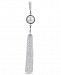 Mabe Cultured Freshwater Pearl and White Topaz Tassel Enhancer in Sterling Silver