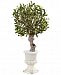 Nearly Natural 3' Olive Artificial Tree in White Urn Planter