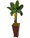 Nearly Natural 3.5' Banana Artificial Tree in Wooden Planter