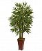 Nearly Natural 5.5' Bamboo Artificial Tree in Decorative Wood Planter