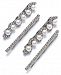 I. n. c. Silver-Tone 4-Pc. Set Crystal & Imitation Pearl Bobby Pins, Created for Macy's