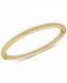 Textured Bangle Bracelet in 14k Gold