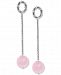 Peter Thomas Roth Rose Quartz Bead Drop Earrings (14 ct. t. w. ) in Sterling Silver