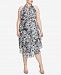 Rachel Rachel Roy Trendy Plus Size Knotted Midi Dress