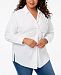 Ny Collection Plus Size Front Knot Shirt