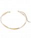 Reversible Braided Choker Necklace in 14k Gold over Sterling Silver, 12" + 3" extender