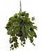 Nearly Natural Grape Leaf Artificial Plant Hanging Basket
