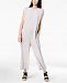 Eileen Fisher Stretch Jersey Cropped Wide-Leg Jumpsuit, Created for Macy's