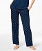 Alfani Knit Star-Print Pajama Pant, Created for Macy's