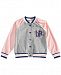 Epic Threads Little Girls Embroidered Varsity Jacket, Created for Macy's