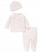 Little Me Baby Girls 3-Pc. Quilted Cardigan, Pants & Hat Set