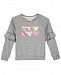 Epic Threads Toddler Girls Ruffle-Trim Sweatshirt, Created for Macy's