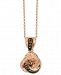 Le Vian Chocolatier Diamond Knot 18" Pendant Necklace (1/3 ct. t. w. ) in 14k Rose Gold