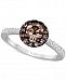Le Vian Chocolatier Diamond Cluster Ring (9/10 ct. t. w. ) in 14k White Gold