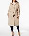 London Fog Plus Size Hooded Trench Coat
