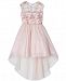 Rare Editions Toddler Girls Embroidered High-Low Hem Dress