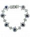 Giani Bernini Cubic Zirconia Cluster Link Bracelet in Sterling Silver, Created for Macy's