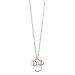 Disney's Mini Mouse Pendant Necklace for Unwritten in Rose Gold-Flashed Sterling Silver, 16" + 2" Extender